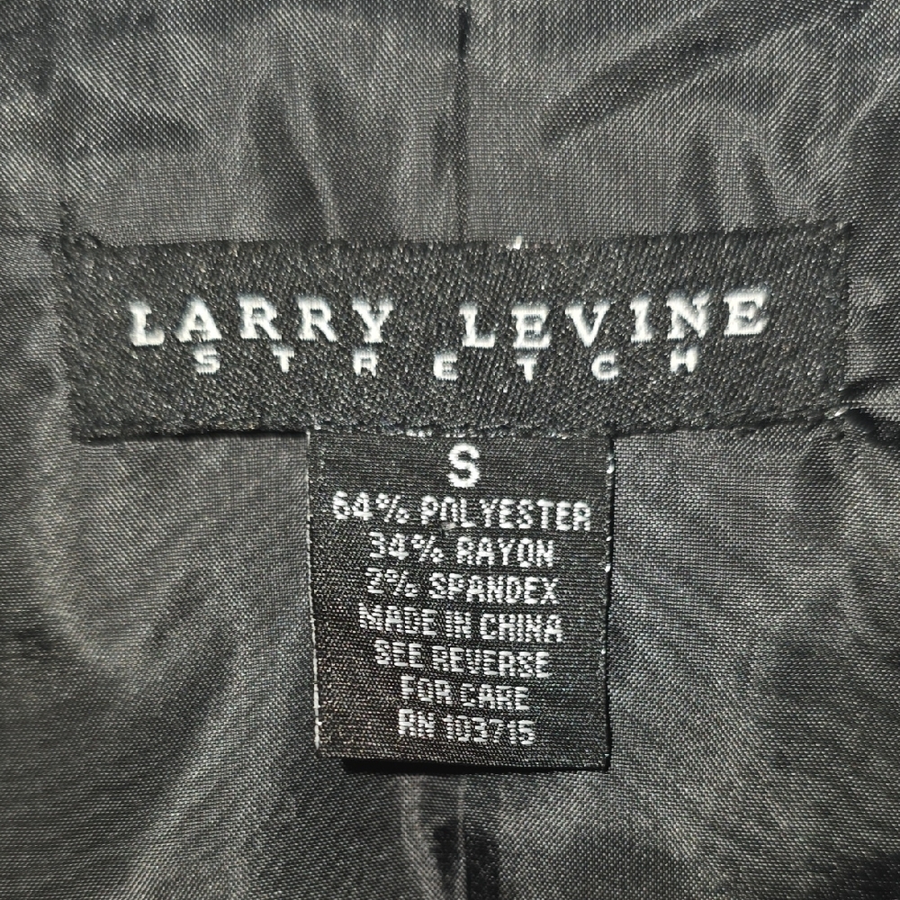 Larry Levine Multicolor Plaid Vest - Picture 2 of 4